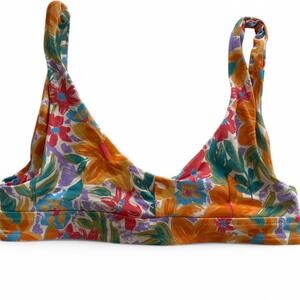 Stone Fox Swim Multi-coloured floral bikini top